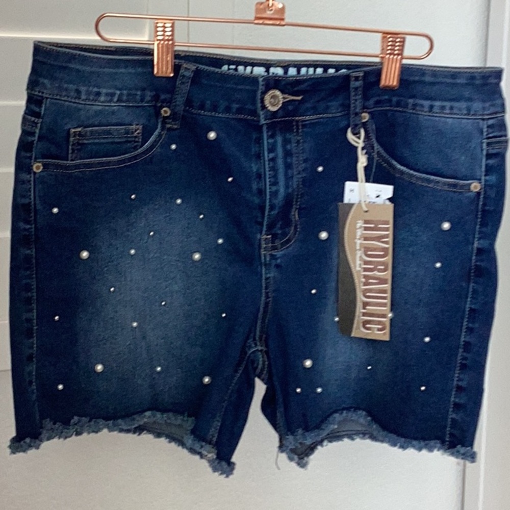 Hydraulic Jean Shorts, Size 12, NWT